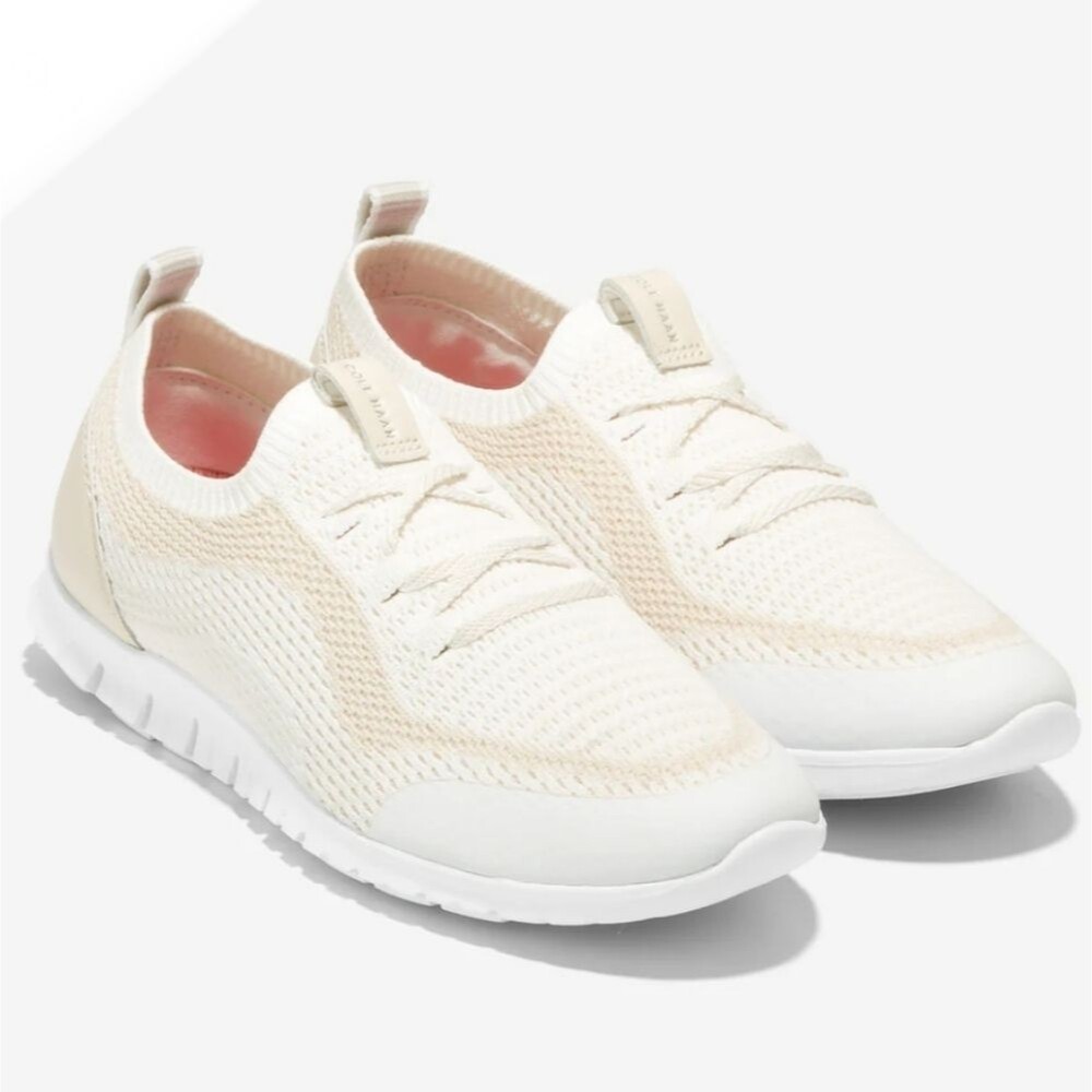 Cole Haan Women's ZERØGRAND Beyond Oxford White Birch Stitchlite Sneakers, 9.5